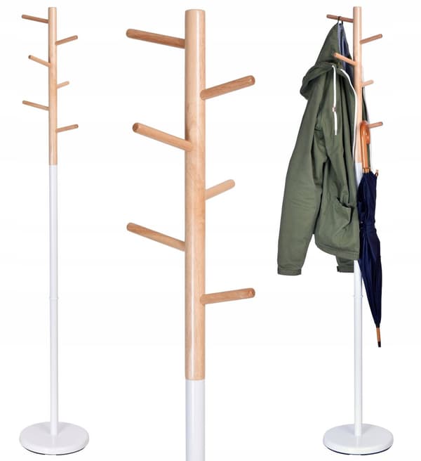Zita stående hängare 170 cm vit