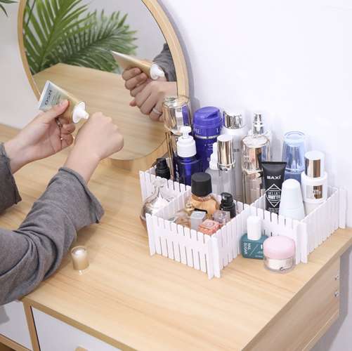 4-Pack justerbare skuffedeler | Organiser skuffer
