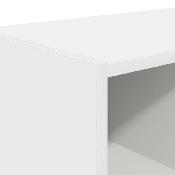 skostativer stabelbare 2 stk. 89,5x30x40 cm hvid