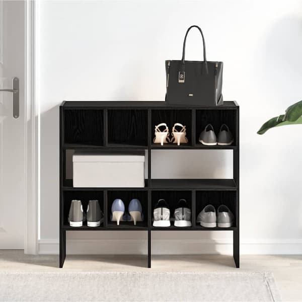 kenkätelineet 2 kpl Pinottava musta 89,5x30x40 cm