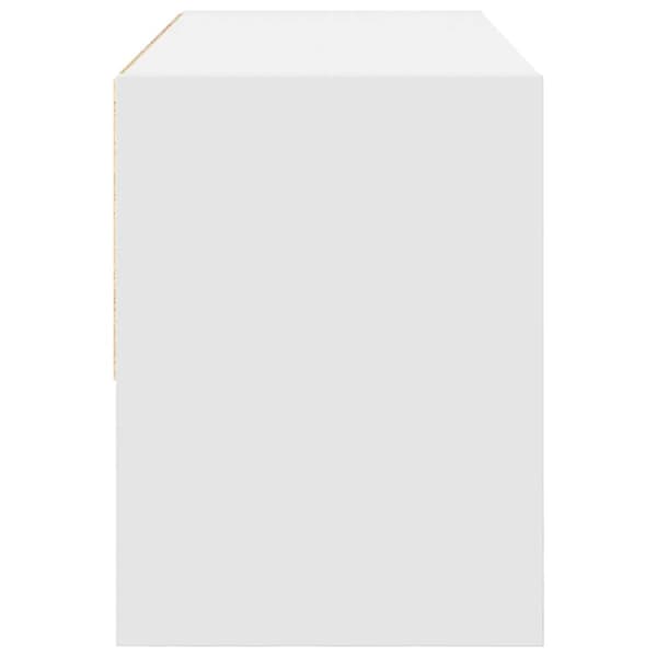 skostativ stabelbar 89,5x30x40 cm hvid