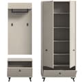 Miniatyrbilde 3 av 6: Notes garderobe oppstilling matt beige.