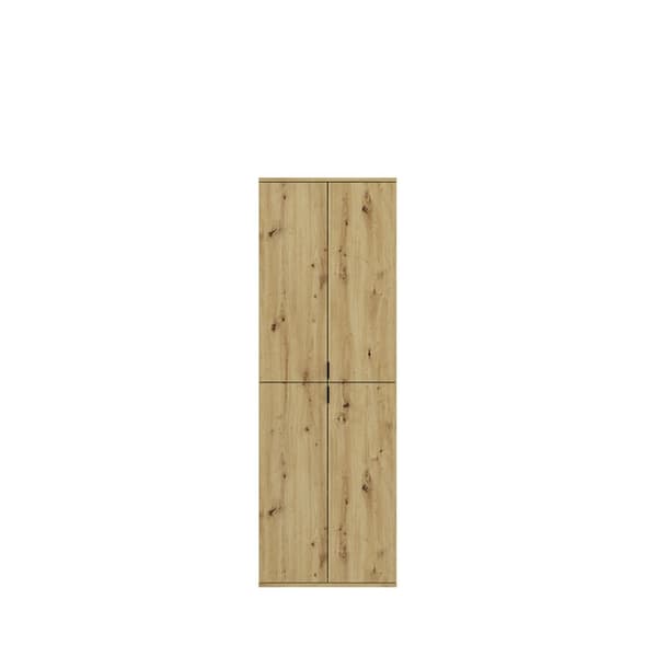ProjektX garderobe oppstilling eik dekor, speil.