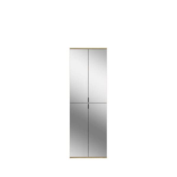 ProjektX garderobe oppstilling eik dekor, speil.