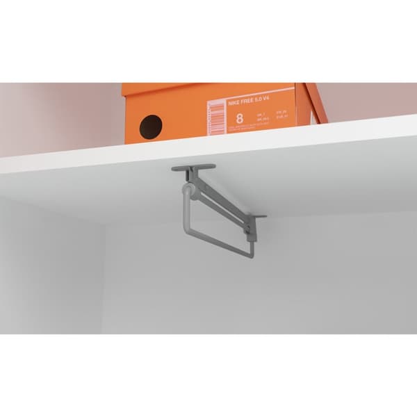 Torino garderobe oppstilling hvit.