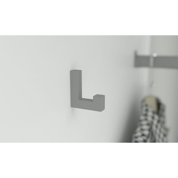 Torino garderobe oppstilling hvit.