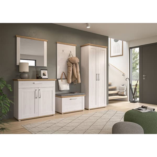Verona garderobe oppstilling lerk dekor.