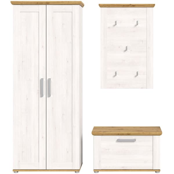 Verona garderobe oppstilling lerk dekor.