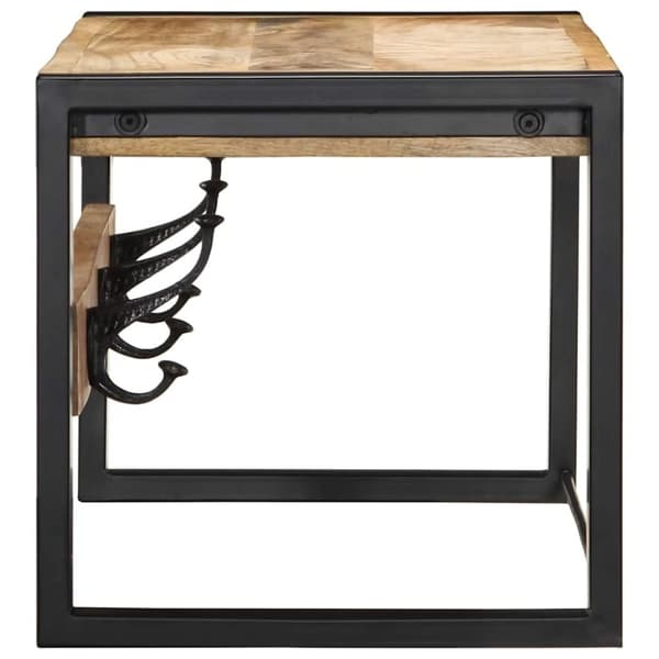 vidaXL Knaggrekke 80x35x35 cm heltre grovt mangotre