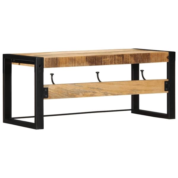 vidaXL Knaggrekke 80x35x35 cm heltre grovt mangotre
