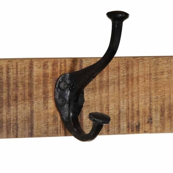 vidaXL Knaggrekke 80x35x35 cm heltre grovt mangotre