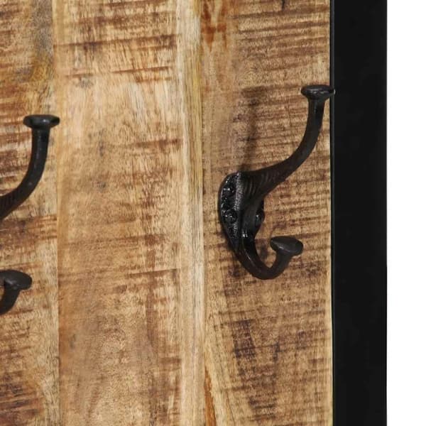 vidaXL Knaggrekke 40x2x80 cm heltre grovt mangotre