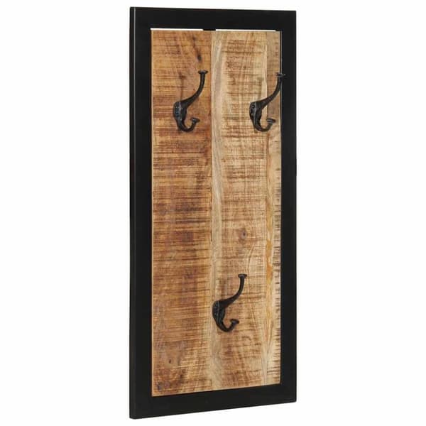 vidaXL Knaggrekke 40x2x80 cm heltre grovt mangotre
