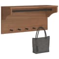 Miniatyrbillede 2 af 11: vidaXL væghængt knagerække SANDNES 87x30x42 cm massivt fyrretræ