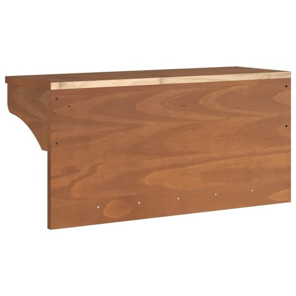 vidaXL Veggmontert knaggrekke SANDNES 87x30x42 cm heltre furu