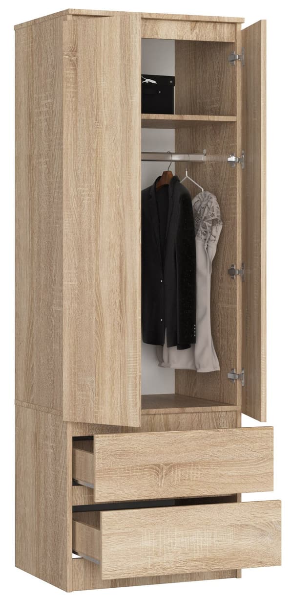 SZAFA STAR S 60 cm 2 DØRE 2 SKUFFE PK SONOMA