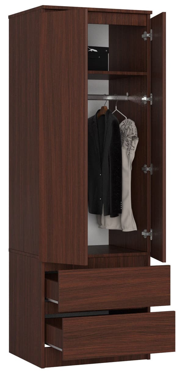 SCHADE STAR S 60 cm 2 DØRE 2 SKUFFE WENGE