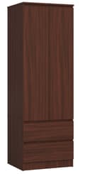 Miniatyrbillede 1 af 7: SCHADE STAR S 60 cm 2 DØRE 2 SKUFFE WENGE