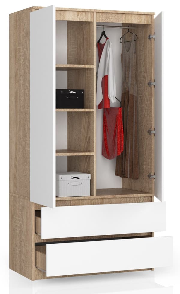 SKADE S90 2D 2SZ CLP PK SONOMA / HVID