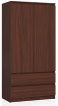 Miniatyrbild 1 av 8: SKÅP S 90 cm 2 DÖRRAR 2 LÅDOR WENGE