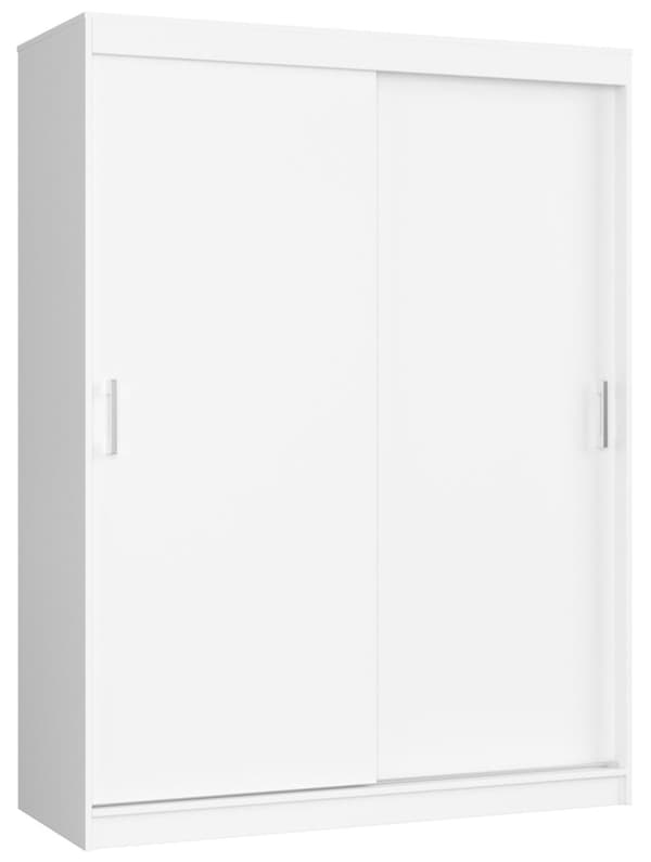 SKAB MED SKYDENDES DØRER 150 cm CLP MONO HVID