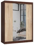 Miniatyrbild 1 av 6: SKJUTDÖRRSSKÅP 150cm CLP WENGE / SONOMA