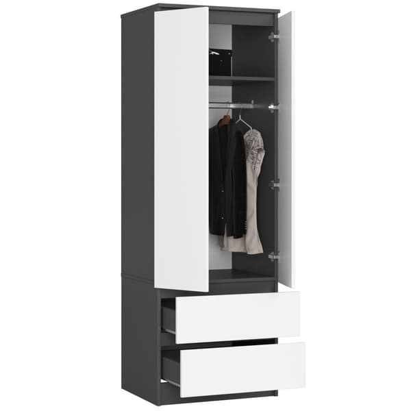SKAB STAR S60 2D 2SK PK GRÅ / HVID