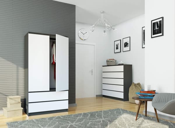 SKAB S90 2D 2SK CLP GRÅ PK GRÅ / HVID