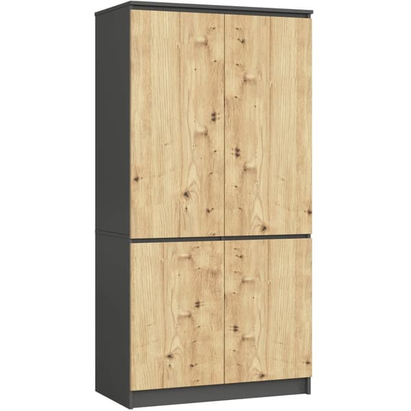 SKÅP S90 4D CLP GRÅ GRAFIT / DÄL ARTISAN