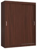 Miniatyrbillede 1 af 5: SKABE MED SKYDEDØRER 150 cm CLP MONO WENGE