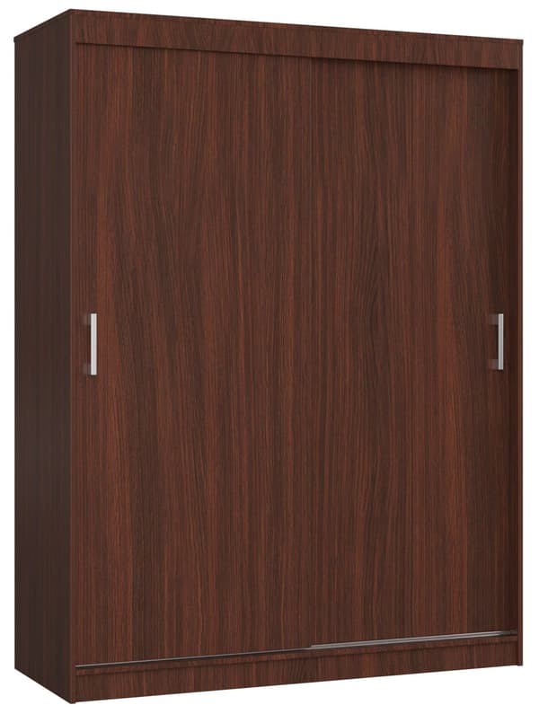 SKABE MED SKYDEDØRER 150 cm CLP MONO WENGE