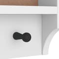 Miniatyrbilde 10 av 11: vidaXL Veggmontert knaggrekke SANDNES hvit 45x12x35 cm heltre furu