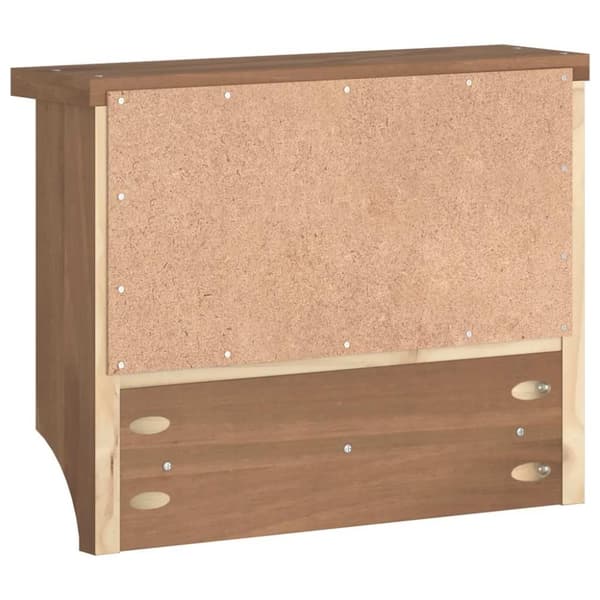 vidaXL Veggmontert knaggrekke SANDNES 45x12x35 cm heltre furu