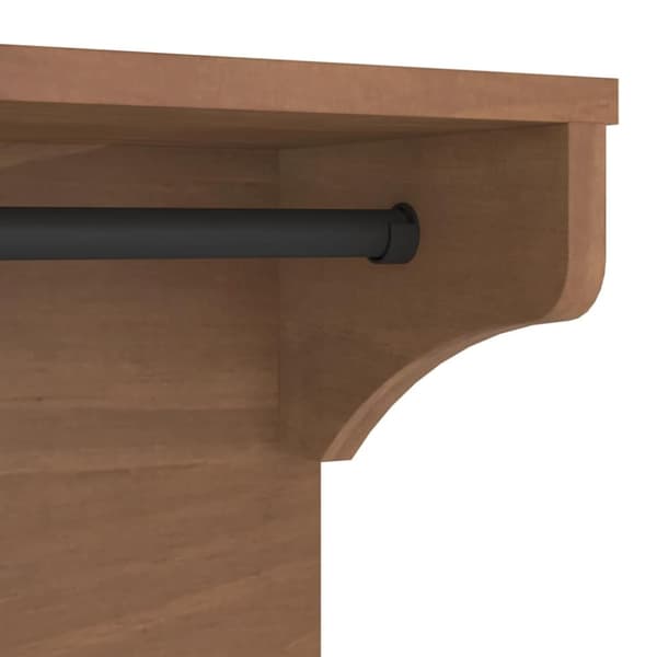 vidaXL Veggmontert knaggrekke SANDNES 43x30x42 cm heltre furu