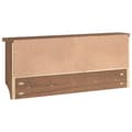 Miniatyrbilde 8 av 11: vidaXL Veggmontert knaggrekke SANDNES 87x12x35 cm heltre furu