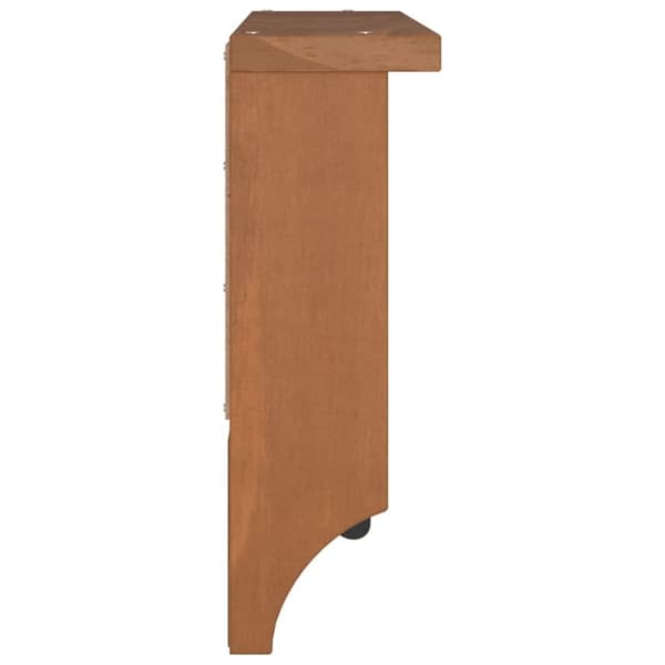 vidaXL Seinänaulakko SANDNES 45x12x35 cm täysi mänty