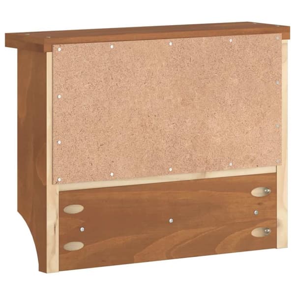 vidaXL Seinänaulakko SANDNES 45x12x35 cm täysi mänty