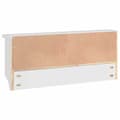 Miniatyrbilde 8 av 11: vidaXL Veggmontert knaggrekke SANDNES hvit 87x12x35 cm heltre furu