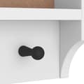 Miniatyrbilde 10 av 11: vidaXL Veggmontert knaggrekke SANDNES hvit 87x12x35 cm heltre furu