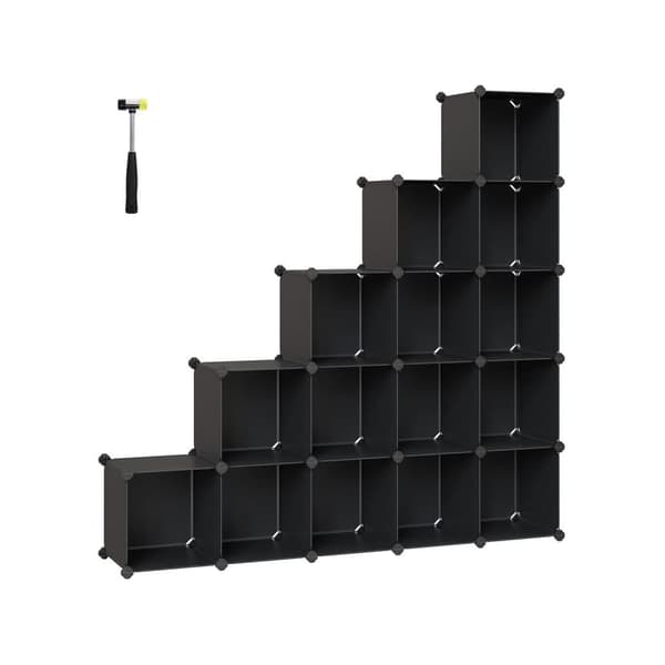 Regalsystem, LPC44S, 125x31x125 cm, Vit