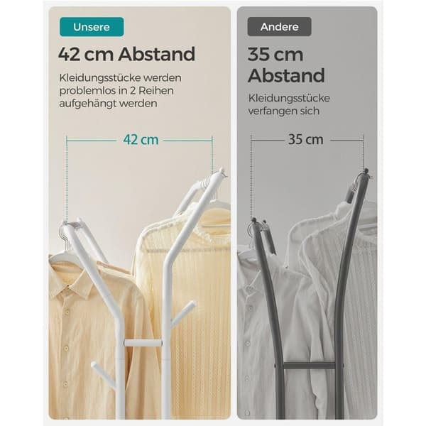 Garderobsställ, SONGMICS HSR107B01, 103.5 cm, Svart