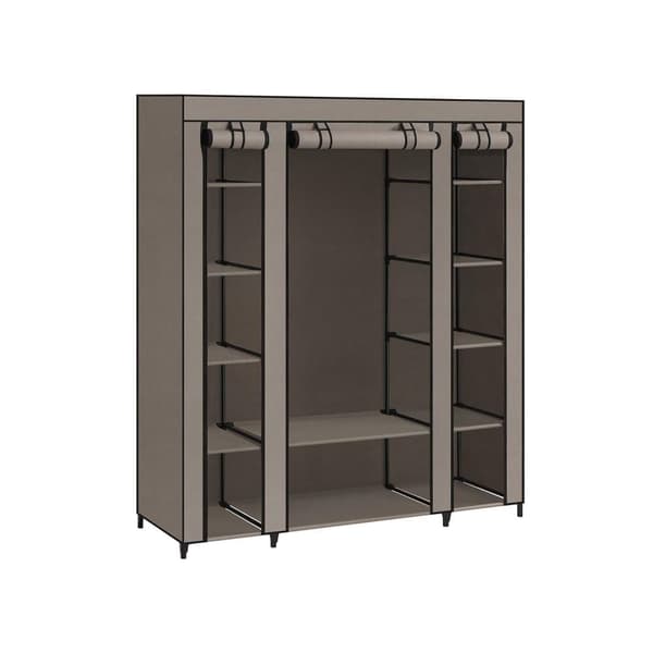 Garderob, XXL Faltschrank, 175x150 cm, Beige