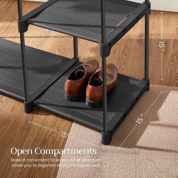 Tøjgarderobe, SONGMICS, 112x43x165 cm, Sort