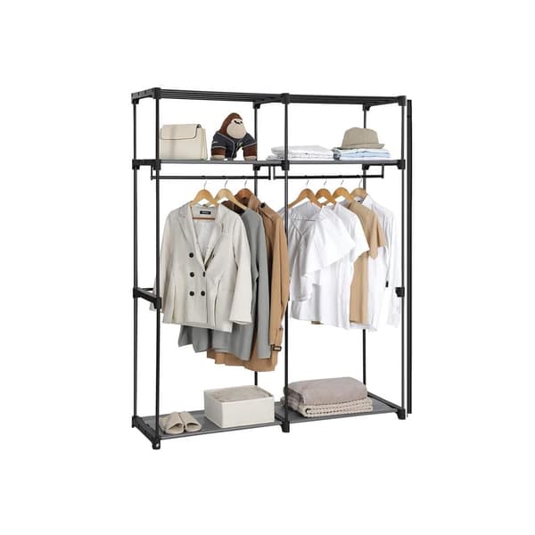 Tøj skab, SONGMICS RYG02GY, 140x43x174 cm, Grå