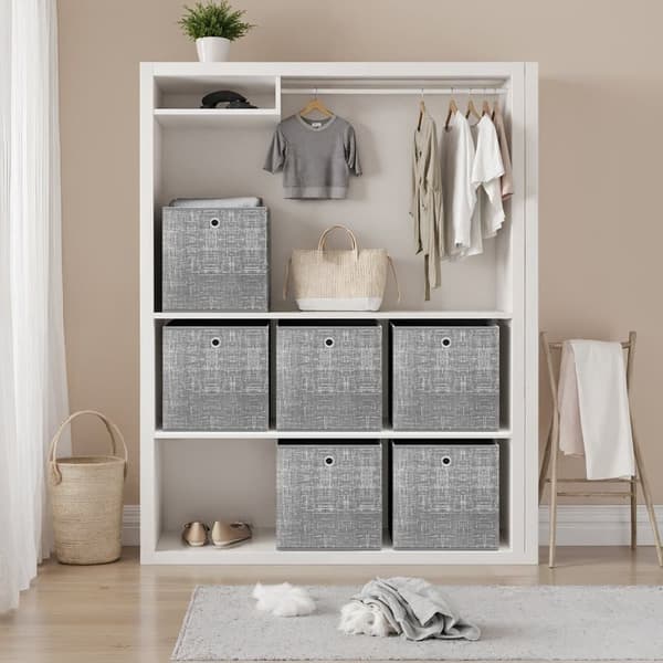 Förvaringsbox, SONGMICS, 30x30x30 cm, Grå