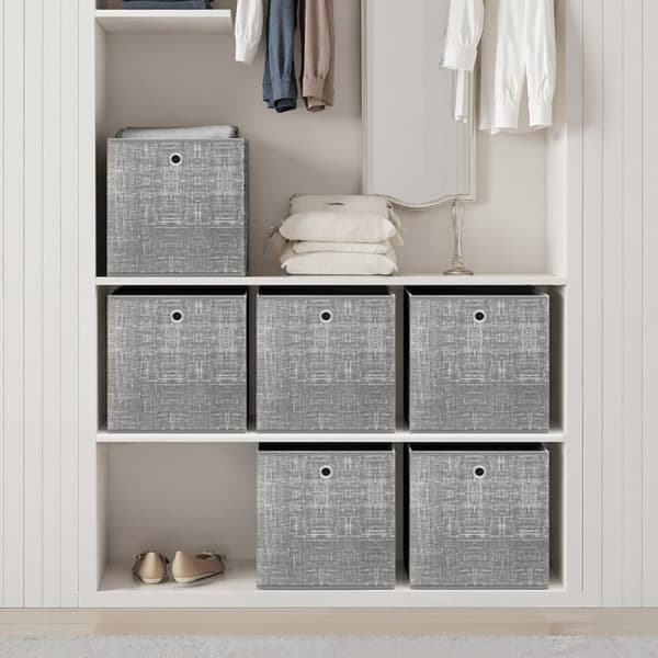 Förvaringsbox, SONGMICS, 30x30x30 cm, Grå