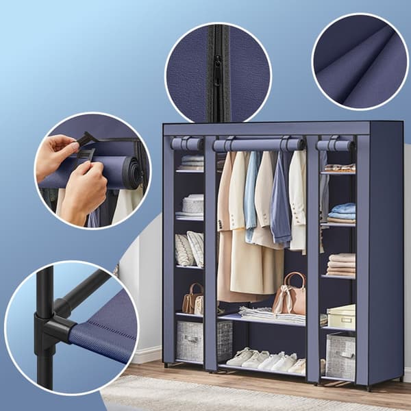 Garderobe, SONGMICS LSF03M, 175x150x45 cm, Beige