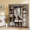 Miniatyrbillede 1 af 6: Garderobe, SONGMICS LSF03M, 175x150x45 cm, Beige