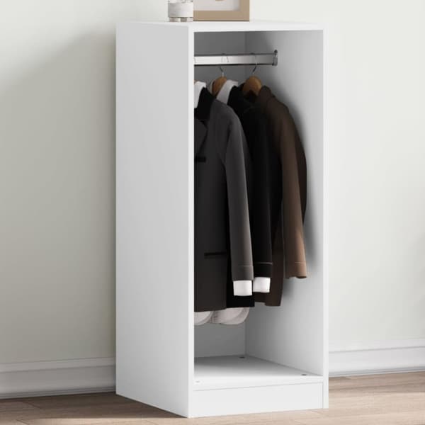 Garderob vit 48x41x102 cm spånskiva