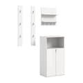Miniatyrbilde 1 av 5: ProjektX garderobe oppstilling 3 deler hvit høyglans.